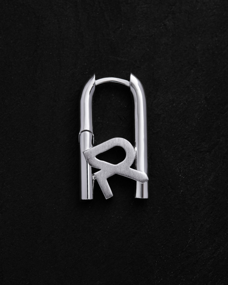 Einzelohrstecker REYTEL (Weißgold)