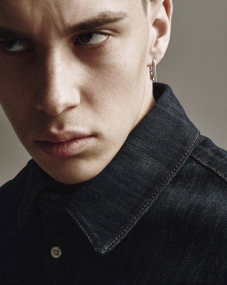 Einzelohrstecker REYTEL (Weißgold) 4