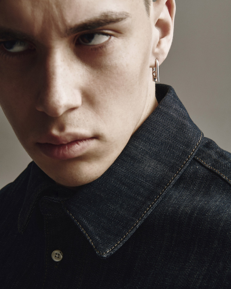 Einzelohrstecker REYTEL (Weißgold) 4