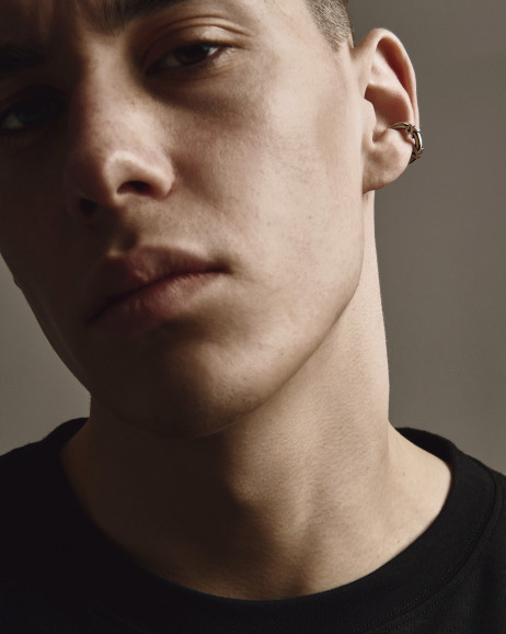 Einzelne Ohrklemme REYTEL in Sterlingsilber 2