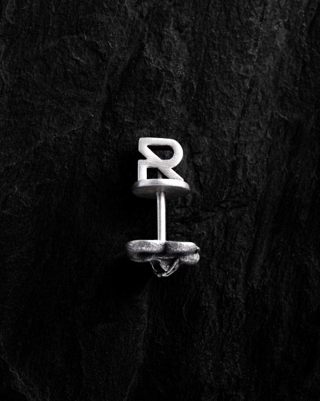 Einzelohrstecker SERPENS in Sterlingsilber 2