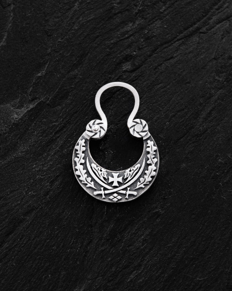 Einzelohrstecker SÄBEL in Sterlingsilber 3