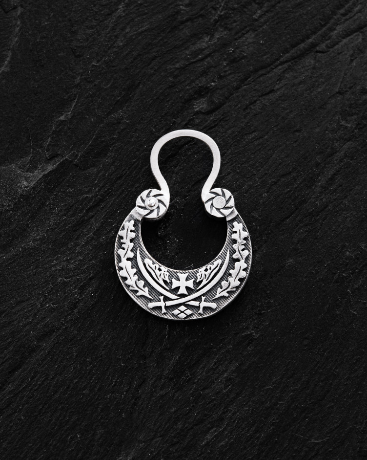 Einzelohrstecker SÄBEL in Sterlingsilber 3