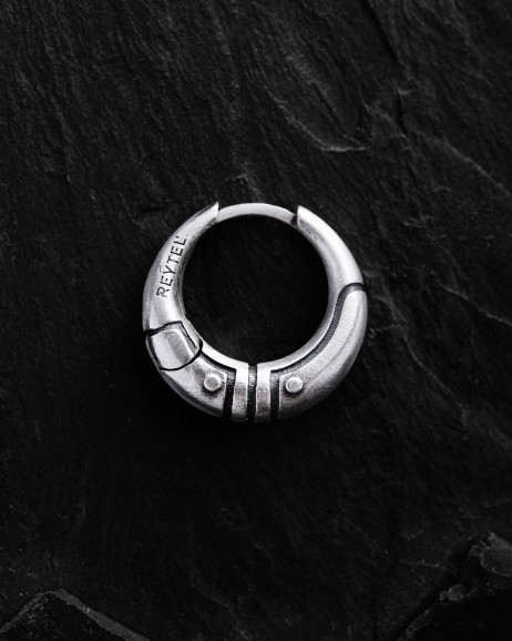 Ohrring - Ring AXE in Sterlingsilber 7