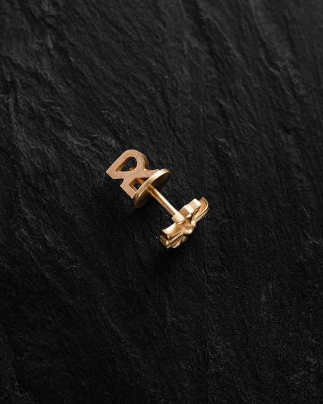 Einelohrstecker CROIX DES TEMPLIERS (Gelbgold) 2