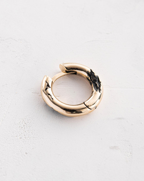 Einzelohrstecker KLETTUR (Gelbgold) 4