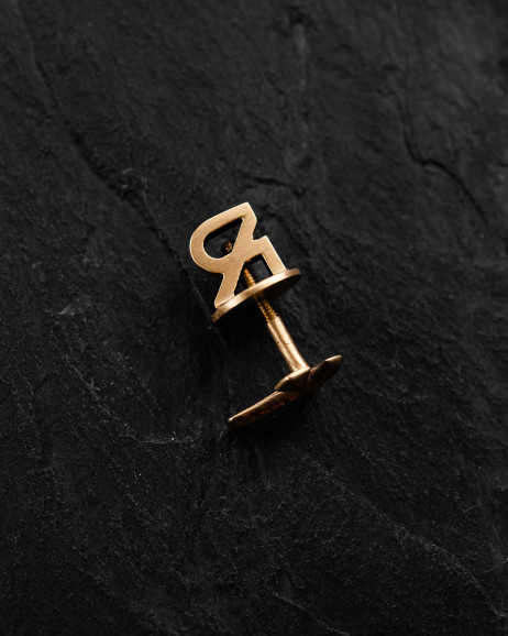 Einelohrstecker CROCETTA (585er Gelbgold) 2