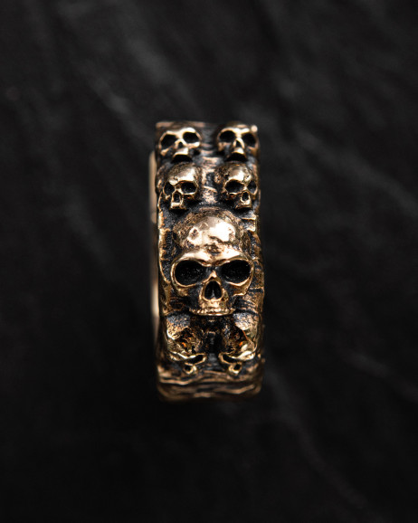 Einzelcreole DREAD (585er Gelbgold) 2