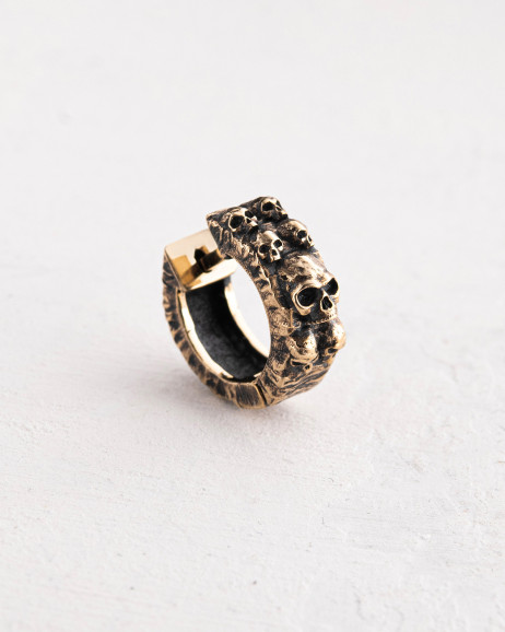 Einzelcreole DREAD (585er Gelbgold) 3