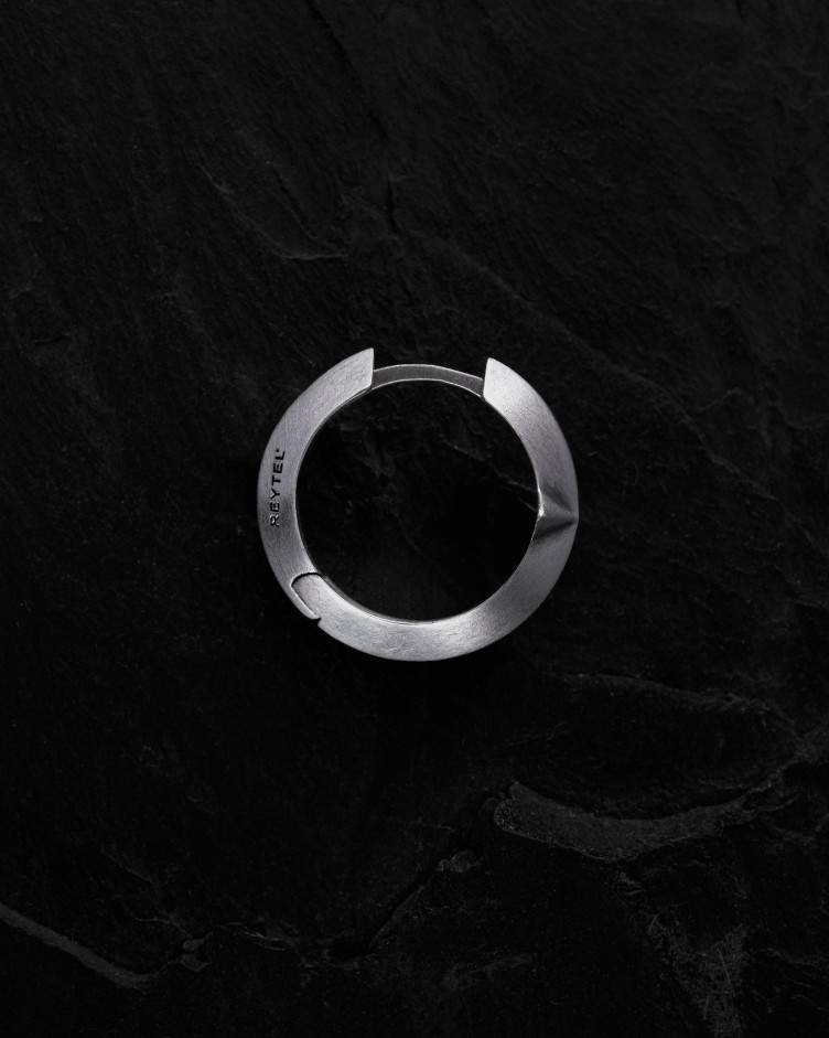 Einzelcreole AXIS in Sterlingsilber 4