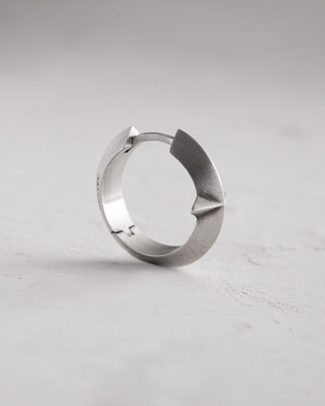 Einzelcreole AXIS in Sterlingsilber 7