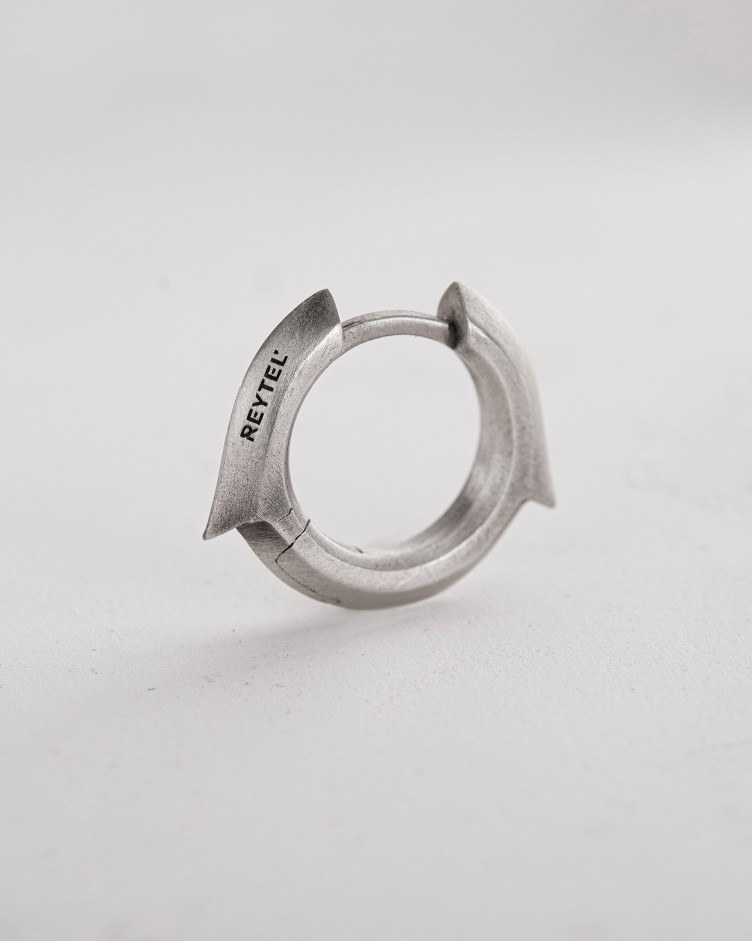 Einzelcreole IGNEO in Sterlingsilber 4