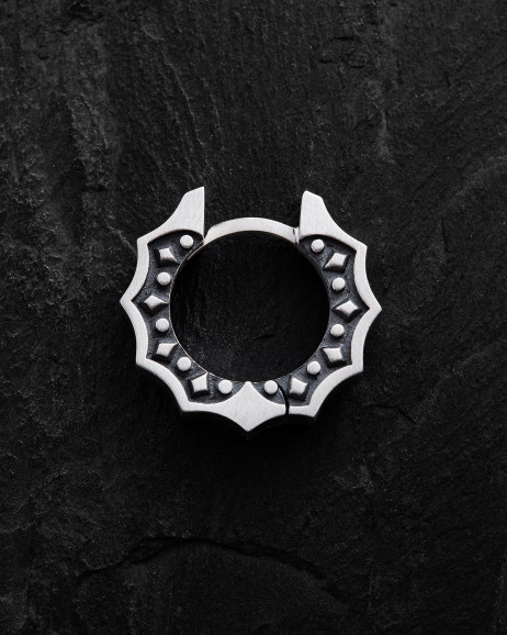 Einzelcreole CORE in Sterlingsilber 3