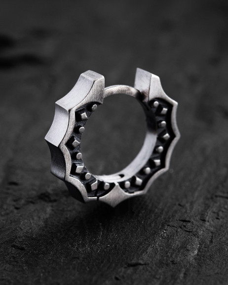 Einzelcreole CORE in Sterlingsilber