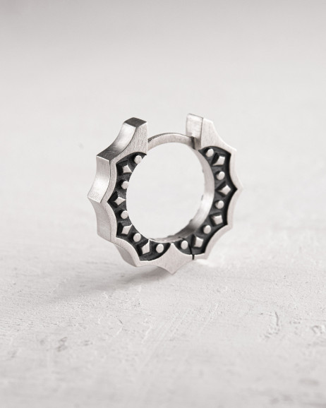 Einzelcreole CORE in Sterlingsilber 5