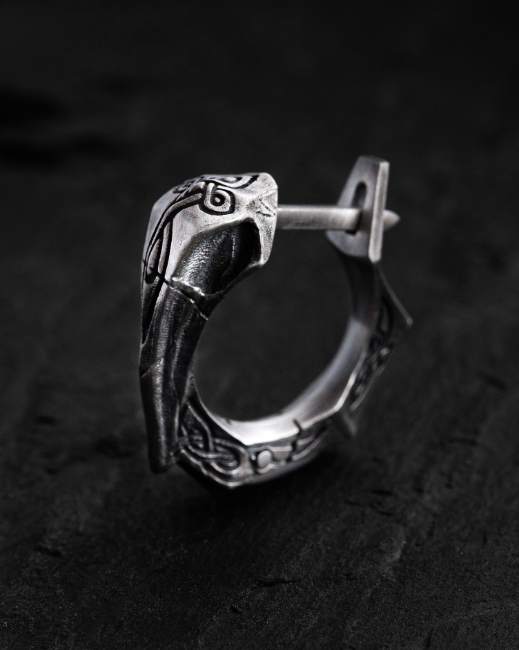Einzelohrring PRIMAL in Sterlingsilber 3