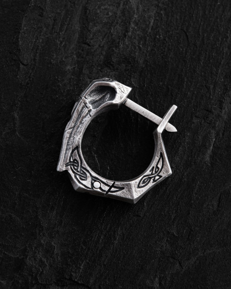 Einzelohrring PRIMAL in Sterlingsilber