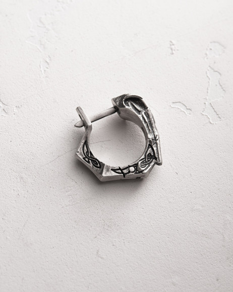 Einzelohrring PRIMAL in Sterlingsilber 5