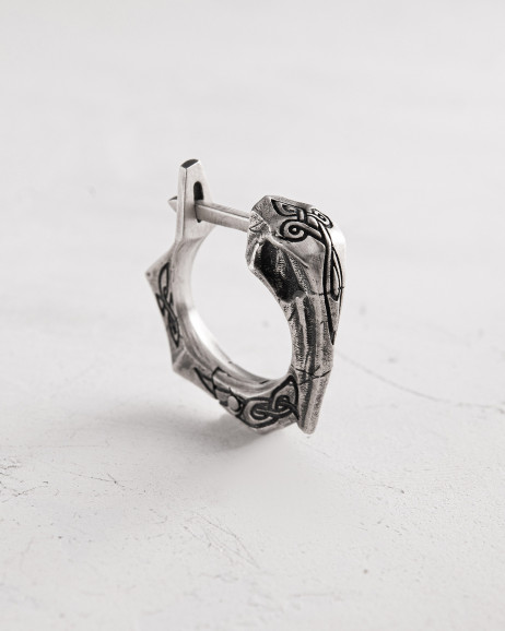Einzelohrring PRIMAL in Sterlingsilber 6