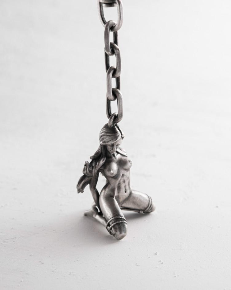 Schlüsselanhänger NAKED in Sterlingsilber 5