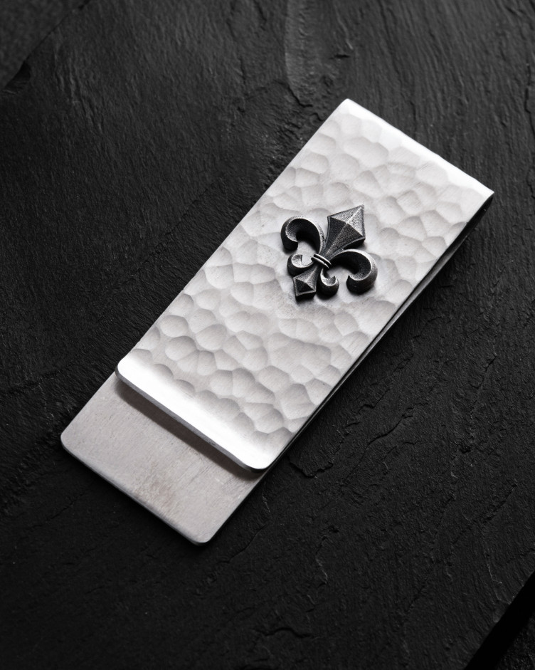 Geldklammer FLEUR DE LIS in Sterlingsilber