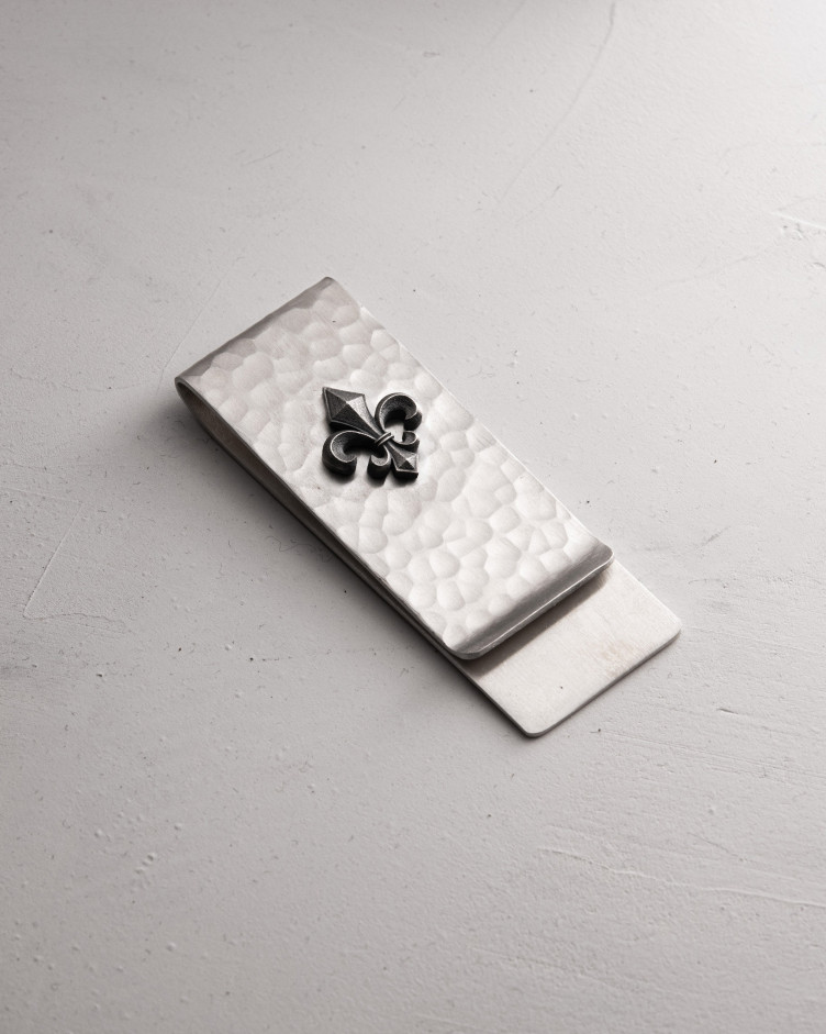 Geldklammer FLEUR DE LIS in Sterlingsilber 5