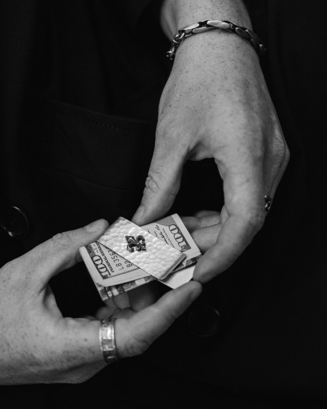 Geldklammer FLEUR DE LIS in Sterlingsilber 6