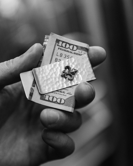 Geldklammer FLEUR DE LIS in Sterlingsilber 7