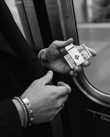 Geldklammer FLEUR DE LIS in Sterlingsilber 8