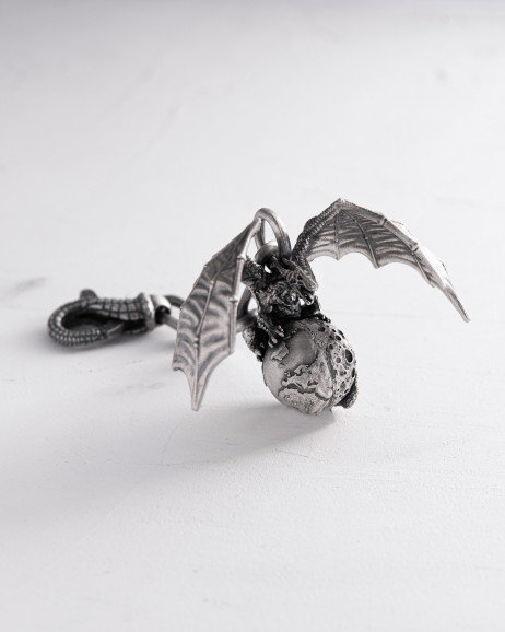 Schlüsselanhänger DRACO MUNDI in Sterlingsilber 7