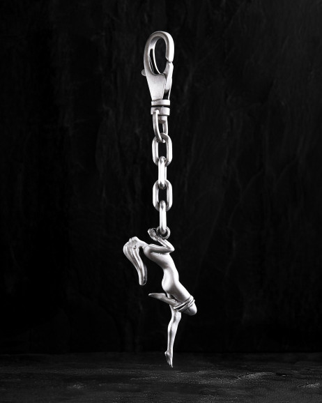 Schlüsselanhänger SHIBARI in Sterlingsilber 