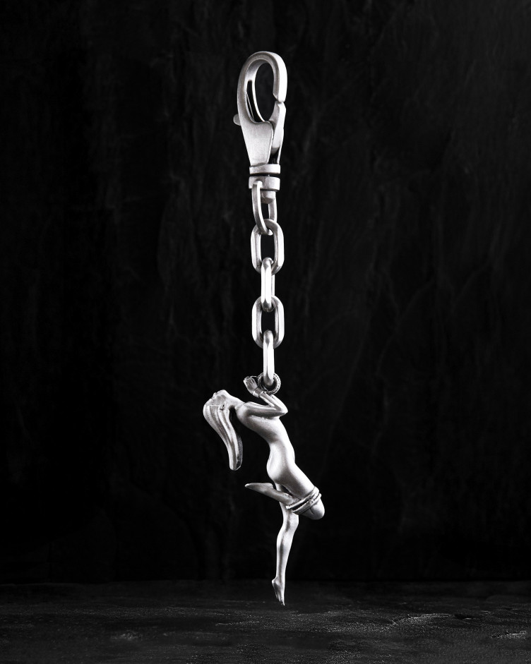 Schlüsselanhänger SHIBARI in Sterlingsilber