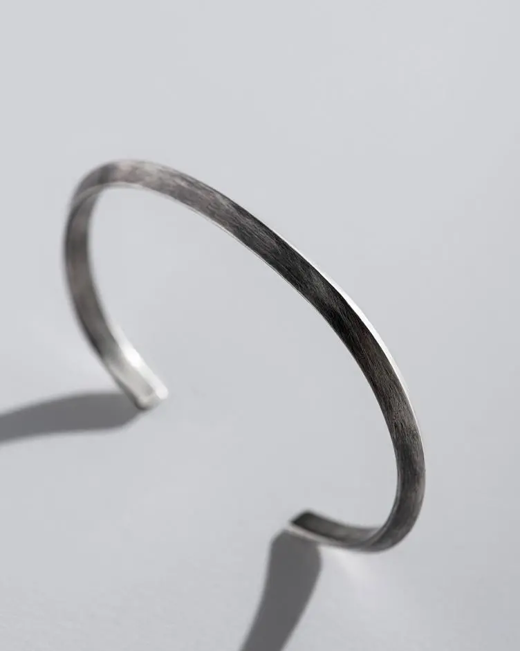 Armreif HINGABE in Sterlingsilber 9